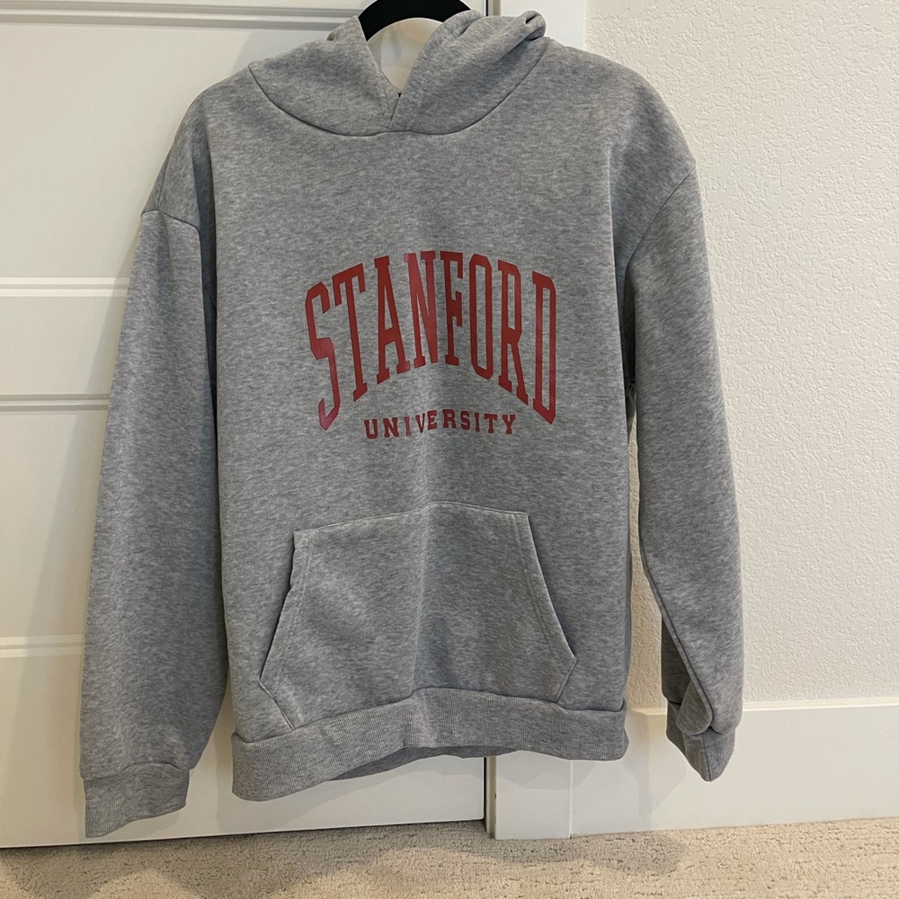 Oversized Grey Stanford Hoodie